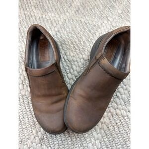 Dansko Slip-On Loafers Men 43 US 10 Brown Leather Slip Resistant Casual